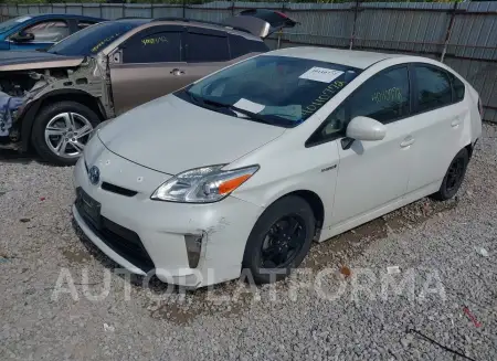 TOYOTA PRIUS 2015 vin JTDKN3DU2F1890853 from auto auction Iaai