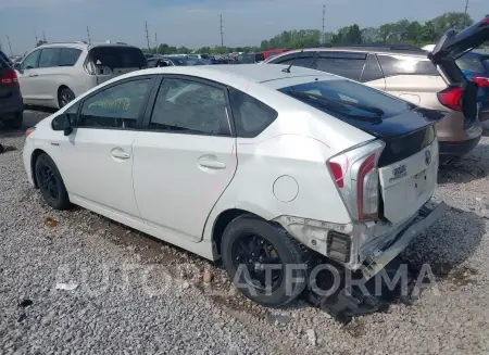 TOYOTA PRIUS 2015 vin JTDKN3DU2F1890853 from auto auction Iaai