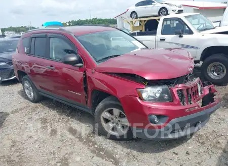 Jeep Compass 2016 2016 vin 1C4NJCBB0GD815711 from auto auction Iaai