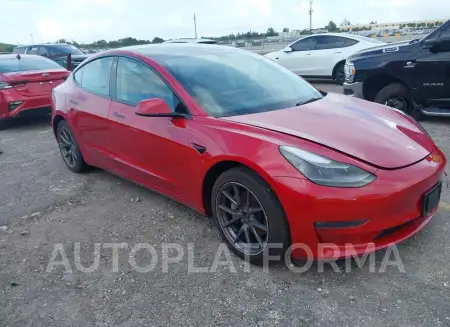 Tesla Model 3 2022 2022 vin 5YJ3E1EB0NF186906 from auto auction Iaai