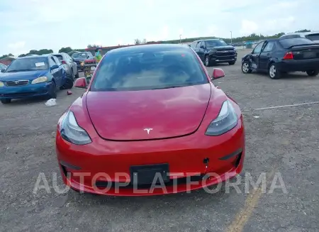 TESLA MODEL 3 2022 vin 5YJ3E1EB0NF186906 from auto auction Iaai