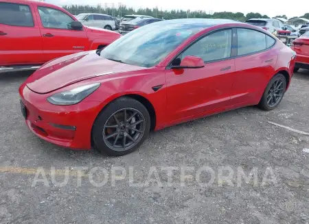 TESLA MODEL 3 2022 vin 5YJ3E1EB0NF186906 from auto auction Iaai