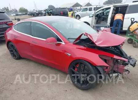 TESLA MODEL 3 2018 vin 5YJ3E1EB8JF083565 from auto auction Iaai