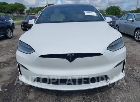 TESLA MODEL X 2022 vin 7SAXCBE5XNF359793 from auto auction Iaai