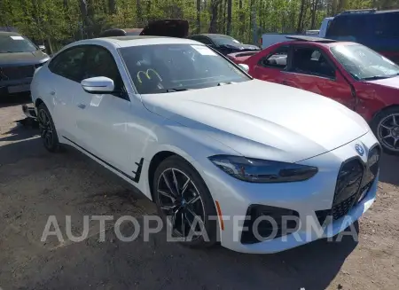 BMW I4 2022 2022 vin WBY73AW00NFN10838 from auto auction Iaai