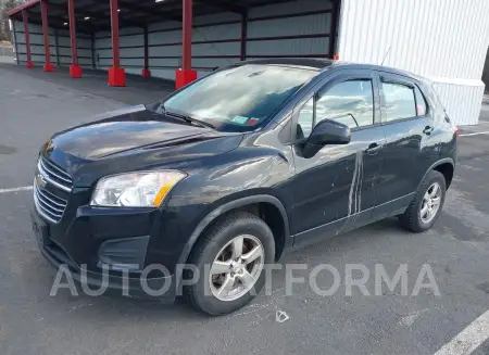 CHEVROLET TRAX 2016 vin KL7CJNSB6GB725751 from auto auction Iaai