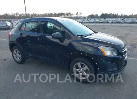 CHEVROLET TRAX 2016 vin KL7CJNSB6GB725751 from auto auction Iaai