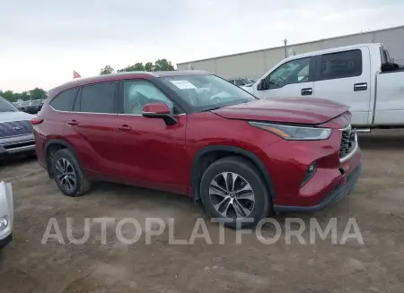 Toyota Highlander 2021 2021 vin 5TDHZRBH5MS069351 from auto auction Iaai