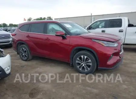 TOYOTA HIGHLANDER 2021 vin 5TDHZRBH5MS069351 from auto auction Iaai