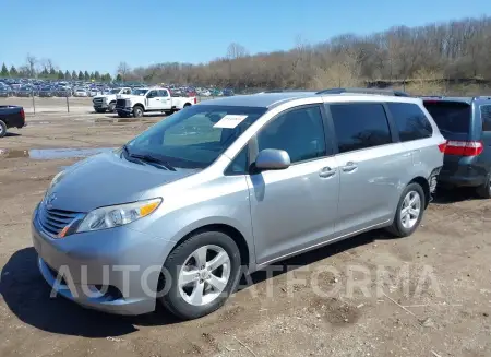 TOYOTA SIENNA 2015 vin 5TDKK3DCXFS571607 from auto auction Iaai