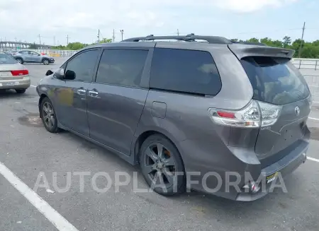 TOYOTA SIENNA 2017 vin 5TDXZ3DC3HS780708 from auto auction Iaai