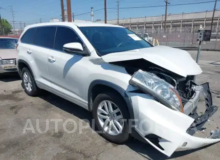 TOYOTA HIGHLANDER 2015 vin 5TDZARFH3FS016818 from auto auction Iaai