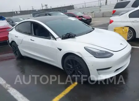 Tesla Model 3 2022 2022 vin 5YJ3E1EB8NF167228 from auto auction Iaai