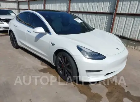 Tesla Model 3 2020 2020 vin 5YJ3E1ECXLF742872 from auto auction Iaai