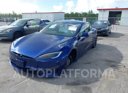 TESLA MODEL S 2022 vin 5YJSA1E56NF490615 from auto auction Iaai