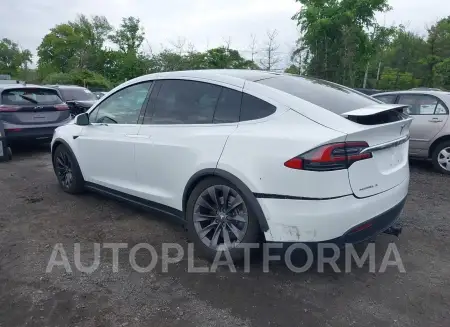 TESLA MODEL X 2018 vin 5YJXCAE23JF111991 from auto auction Iaai