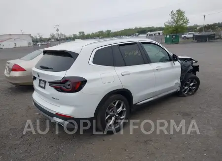 BMW X3 2022 vin 5UX53DP03N9N21984 from auto auction Iaai