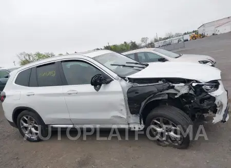 BMW X3 2022 vin 5UX53DP03N9N21984 from auto auction Iaai