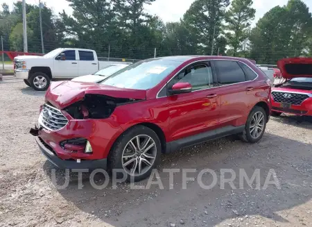 FORD EDGE 2019 vin 2FMPK4K97KBB31175 from auto auction Iaai