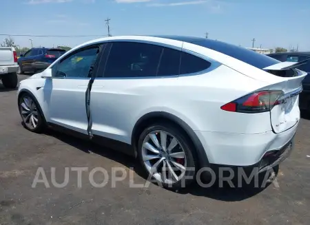 TESLA MODEL X 2018 vin 5YJXCBE43JF086937 from auto auction Iaai