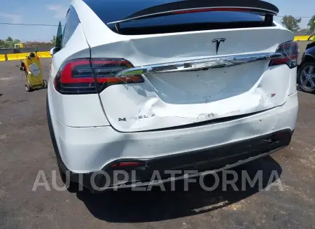 TESLA MODEL X 2018 vin 5YJXCBE43JF086937 from auto auction Iaai