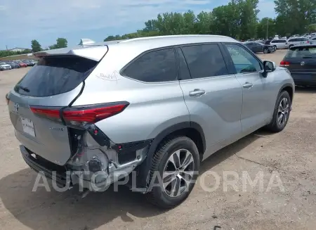 TOYOTA HIGHLANDER 2022 vin 5TDGBRCH8NS548833 from auto auction Iaai