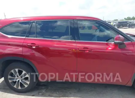 TOYOTA HIGHLANDER 2021 vin 5TDGZRAH1MS537959 from auto auction Iaai