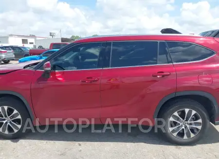 TOYOTA HIGHLANDER 2021 vin 5TDGZRAH1MS537959 from auto auction Iaai