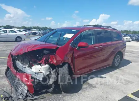 TOYOTA SIENNA 2021 vin 5TDJSKFC6MS024298 from auto auction Iaai