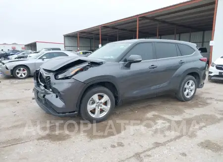 TOYOTA HIGHLANDER 2023 vin 5TDKDRAH3PS502871 from auto auction Iaai