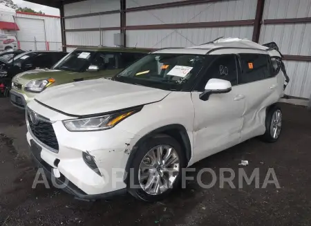 TOYOTA HIGHLANDER 2020 vin 5TDYZRAHXLS008593 from auto auction Iaai