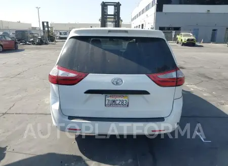 TOYOTA SIENNA 2016 vin 5TDZK3DC4GS759734 from auto auction Iaai