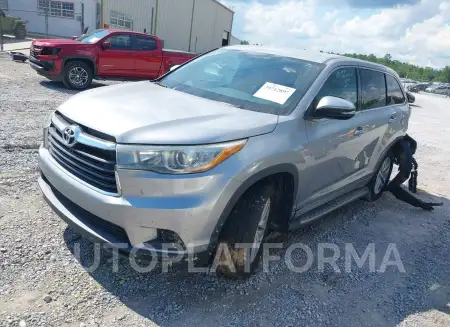 TOYOTA HIGHLANDER 2016 vin 5TDZKRFH4GS167651 from auto auction Iaai