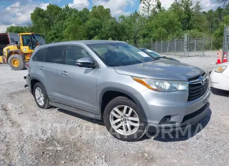 TOYOTA HIGHLANDER 2016 vin 5TDZKRFH4GS167651 from auto auction Iaai