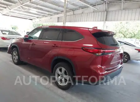 TOYOTA HIGHLANDER 2020 vin 5TDZZRAHXLS506586 from auto auction Iaai