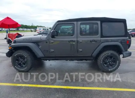 JEEP WRANGLER UNLIMITED 2022 vin 1C4HJXDM9NW129753 from auto auction Iaai