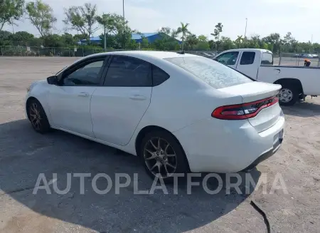 DODGE DART 2015 vin 1C3CDFBB2FD120360 from auto auction Iaai