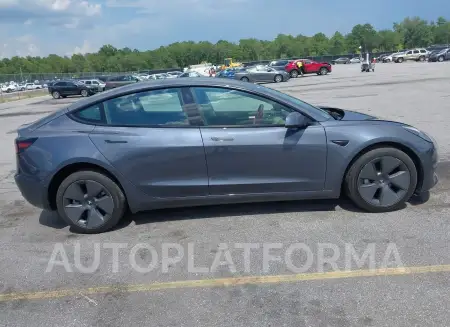 TESLA MODEL 3 2022 vin 5YJ3E1EA7NF342172 from auto auction Iaai