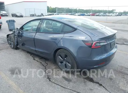 TESLA MODEL 3 2022 vin 5YJ3E1EA7NF342172 from auto auction Iaai