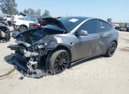 TESLA MODEL Y 2021 vin 5YJYGDEF9MF293908 from auto auction Iaai