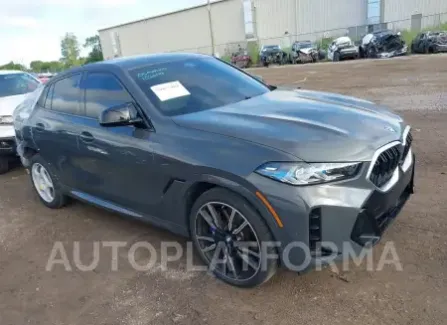 BMW X6 2024 2024 vin 5UX43EX02R9T49261 from auto auction Iaai