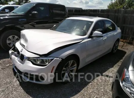 BMW 330I 2017 vin WBA8B9G55HNU48524 from auto auction Iaai