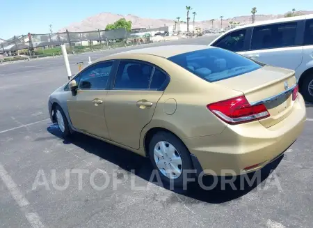 HONDA CIVIC 2015 vin 19XFB2F53FE091445 from auto auction Iaai