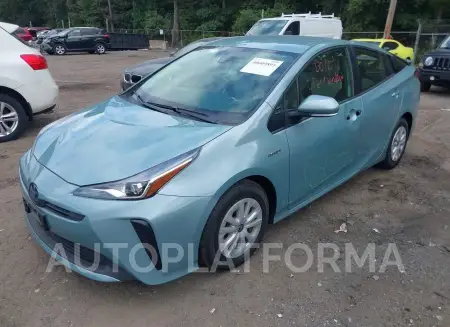 TOYOTA PRIUS 2022 vin JTDKAMFU5N3187250 from auto auction Iaai