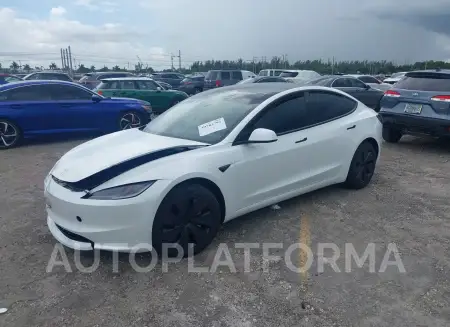 TESLA MODEL 3 2024 vin 5YJ3E1EA1RF756831 from auto auction Iaai