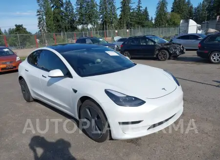 Tesla Model 3 2021 2021 vin 5YJ3E1EB2MF079581 from auto auction Iaai