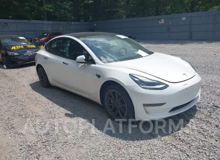 Tesla Model 3 2021 2021 vin 5YJ3E1EBXMF034856 from auto auction Iaai