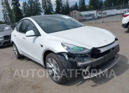 Tesla Model Y 2020 2020 vin 5YJYGDEE5LF009177 from auto auction Iaai