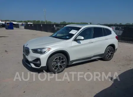 BMW X1 2021 vin WBXJG7C04M5T76880 from auto auction Iaai