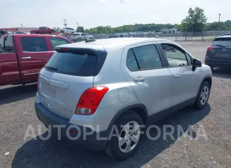 CHEVROLET TRAX 2016 vin 3GNCJKSB5GL262623 from auto auction Iaai